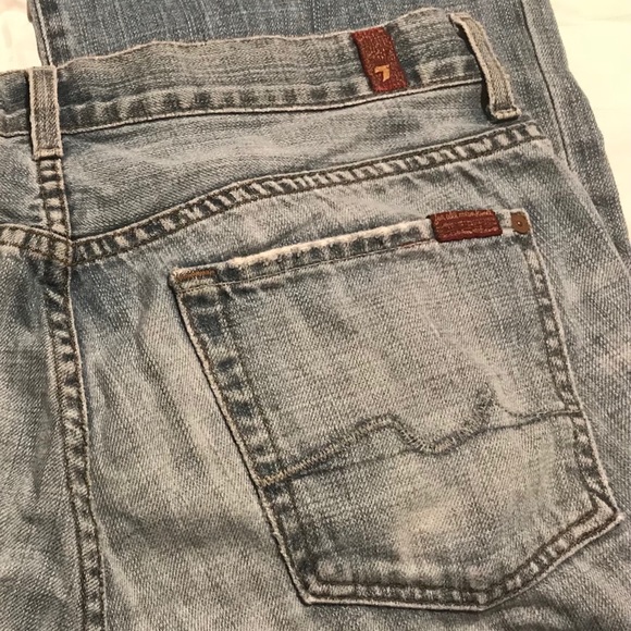 EUC Men’s 32W 7 for all mankind jeans - Picture 5 of 7
